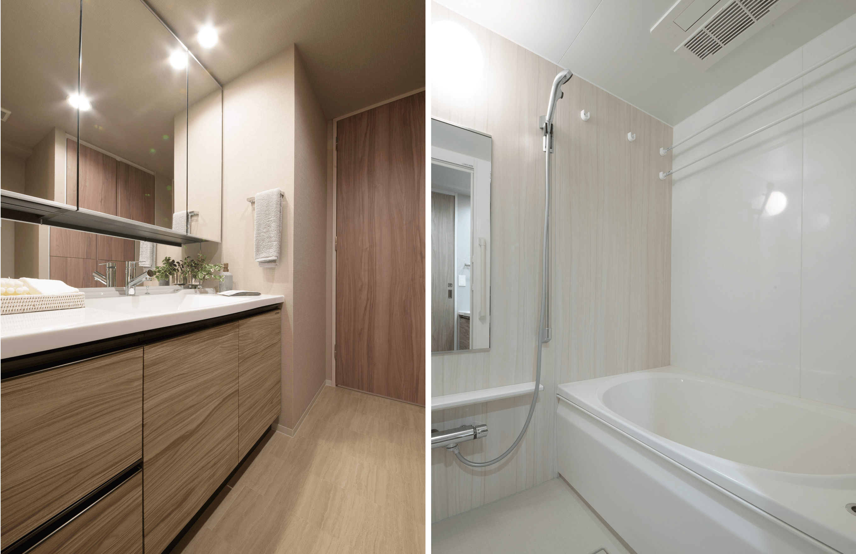 POWDER ROOM/BATHROOM［East：H1 TYPE］