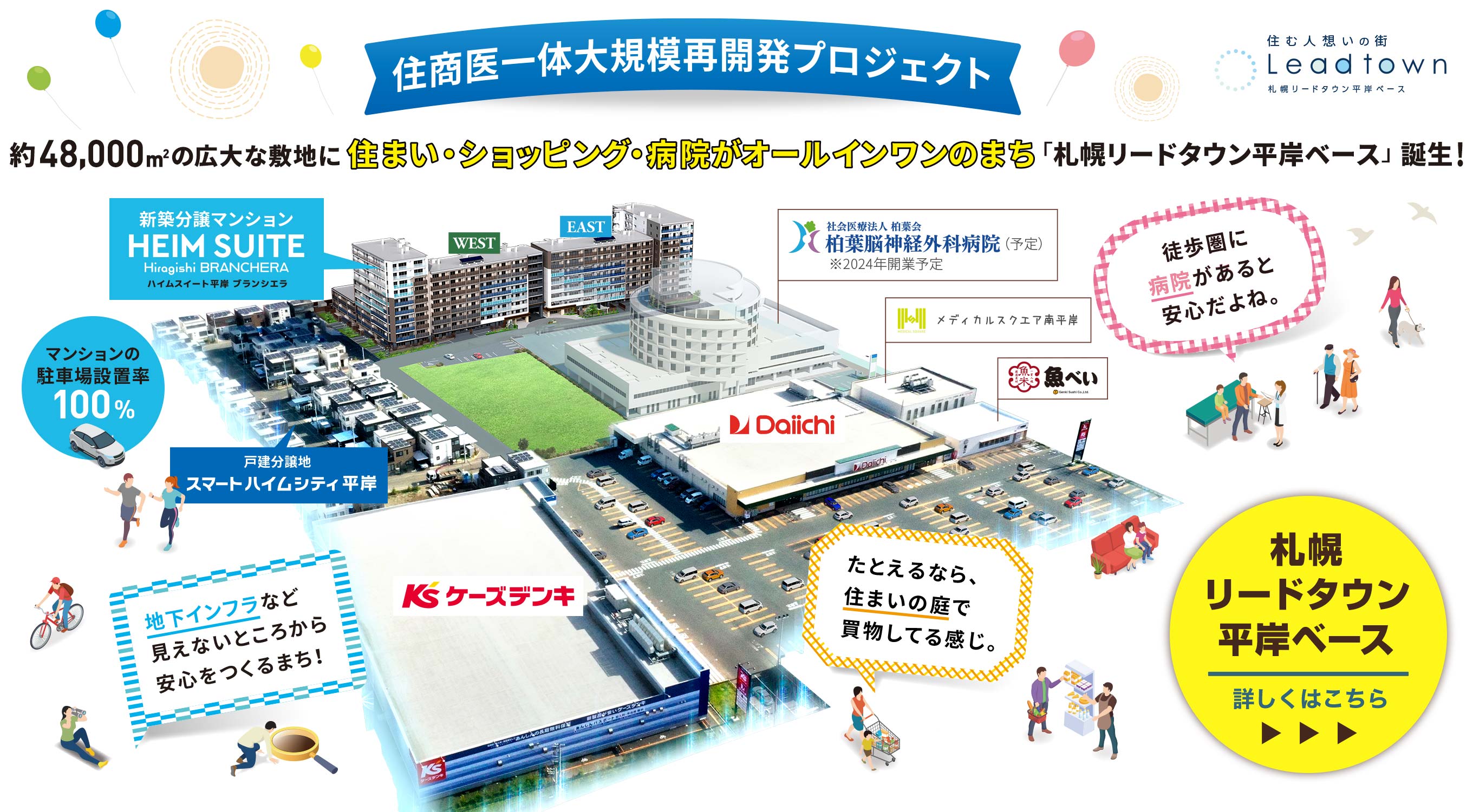 札幌リードタウン平岸ベース写真